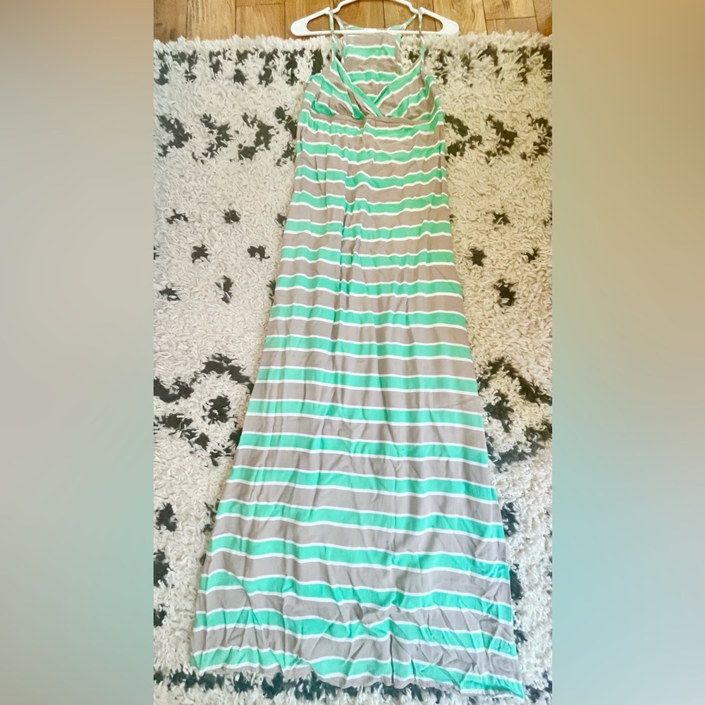 Splendid Striped Maxi Dress Small